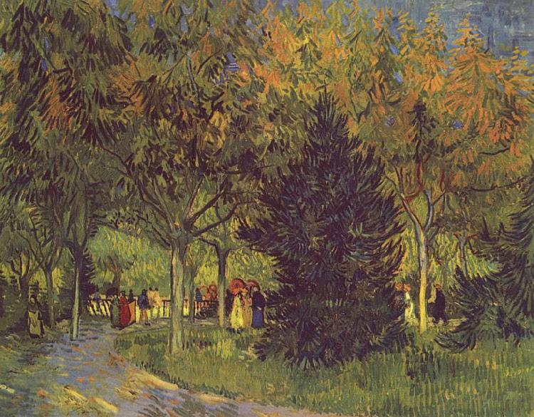 Vincent Van Gogh Allee im Park France oil painting art
